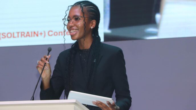 Hon. Lesego Chombo championing gender equality in energy during the SADC Sustainable Energy Week.