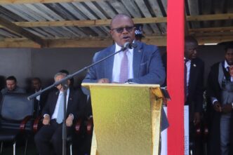 Minister of Commerce, Industry and Trade Manqoba Khumalo addresses graduates, urging them to use their skills to build businesses and drive economic growth.