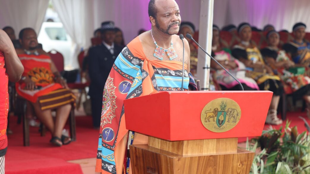 King Mswati III officially opens the Ivulamehlo yemaSwati Eye Clinic in Siteki.