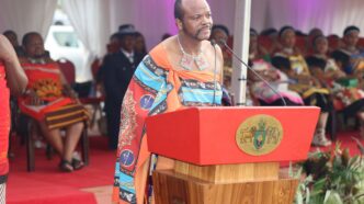 King Mswati III officially opens the Ivulamehlo yemaSwati Eye Clinic in Siteki.