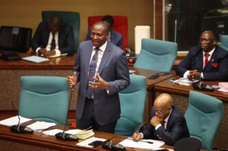 Prime Minister Dlamini addressing key national issues, including economic independence, following the US aid withdrawal.