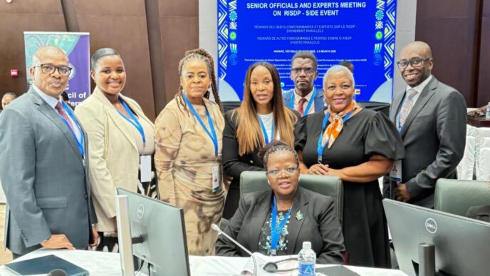 Eswatini officials attend the SADC Council of Ministers meeting in Harare, focusing on regional economic development and policy review. Photo: Ministry of Economic Planning and Development