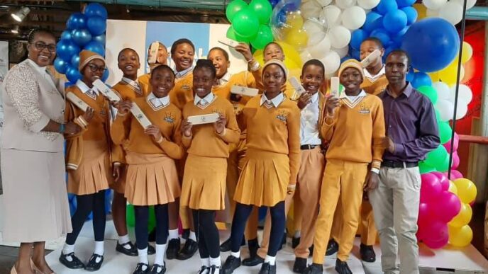 Eswatini students gaining valuable financial skills during Global Money Week.