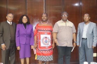 Minister S’khumbuzo Dlamini meets newly appointed Regional Administrators to discuss key development priorities for Eswatini.