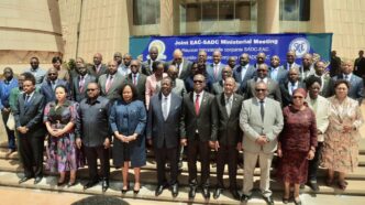 EAC and SADC ministers gather in Harare to review progress on resolutions from the February 2025 Joint Summit, focusing on regional security, development, and coordination for sustainable peace.