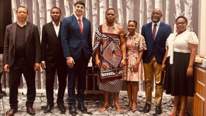 Eswatini energy minister meets with Jampur Group to discuss energy security and partnership opportunities.