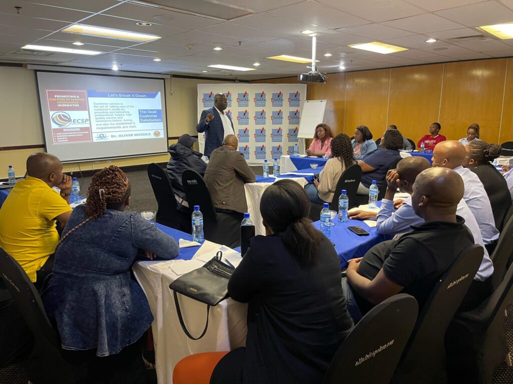 Eswatini immigration officers participate in customer care training to enhance traveler experience at border posts.
