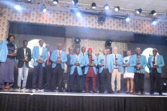 Winners and dignitaries celebrate excellence at the 5th Eswatini Sports Awards held at Esibayeni Lodge. Photos by Ministry of Sports, Culture and Youth Affairs.