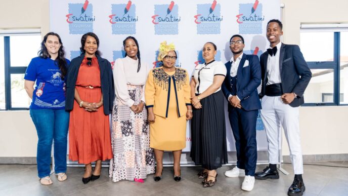 Minister Jane Mkhonta-Simelane officially launches the #UnwrapYourEasterAdventure campaign, encouraging tourism within Eswatini. Photo: Eswatini Tourism Authority