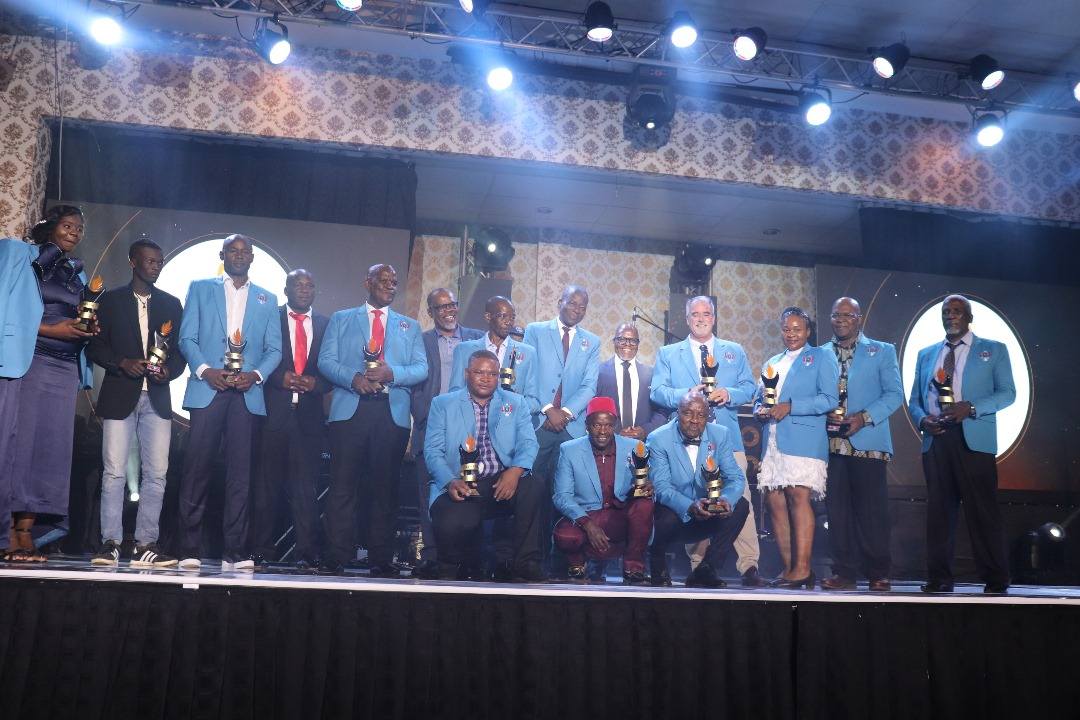 Winners and dignitaries celebrate excellence at the 5th Eswatini Sports Awards held at Esibayeni Lodge. Photos by Ministry of Sports, Culture and Youth Affairs.