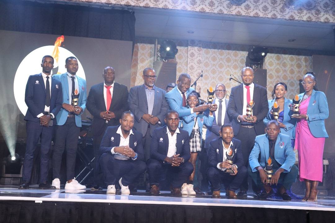 Winners and dignitaries celebrate excellence at the 5th Eswatini Sports Awards held at Esibayeni Lodge. Photos by Ministry of Sports, Culture and Youth Affairs.