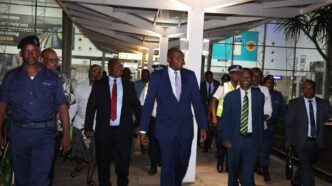 Eswatini Prime Minister Russell Mmiso Dlamini returns from Namibia after attending President Netumbo Nandi-Ndaitwah’s inauguration.