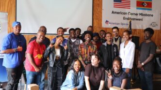 Content creators in Eswatini sharpen their skills at a workshop led by Gabriella Mikiewicz, focusing on brand promotion and digital marketing.