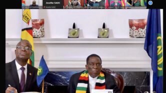 Regional leaders from EAC and SADC meet virtually to discuss urgent security measures for eastern DRC, March 24, 2025.