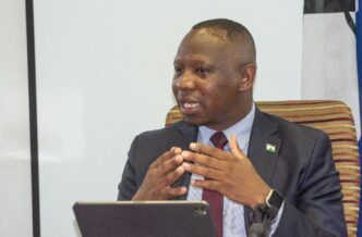 Lesotho’s foreign minister, Lejone Mpotjoane