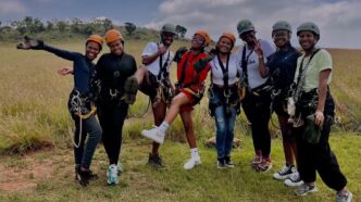 Influencers enjoy the thrilling Malolotja Canopy Tour as part of Eswatini Tourism’s Easter campaign. Photos: Eswatini Tourism