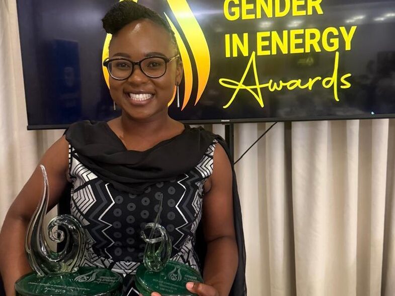 Ubombo Sugar representatives at the Gender in Energy Awards, celebrating their recognition for promoting gender equality in the energy sector.