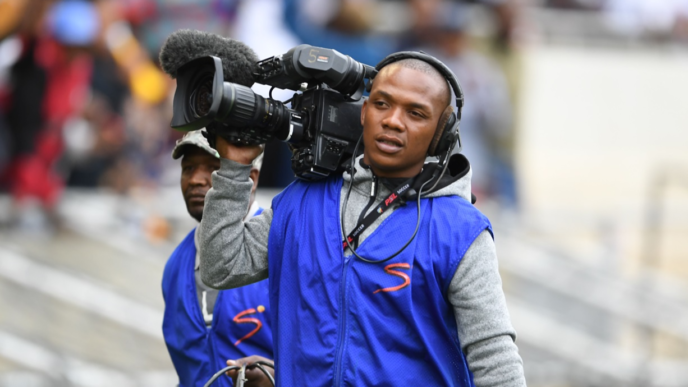 SuperSport cameraman during a DStv Premiership match. File photo. Image: Philip Maeta/Gallo Images