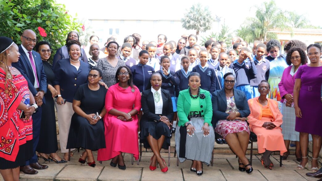 Minister Savannah Maziya launching the STEM Future Pioneers Mentorship Programme