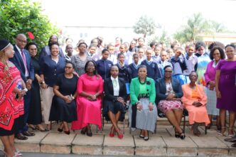 Minister Savannah Maziya launching the STEM Future Pioneers Mentorship Programme