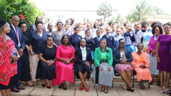 Minister Savannah Maziya launching the STEM Future Pioneers Mentorship Programme