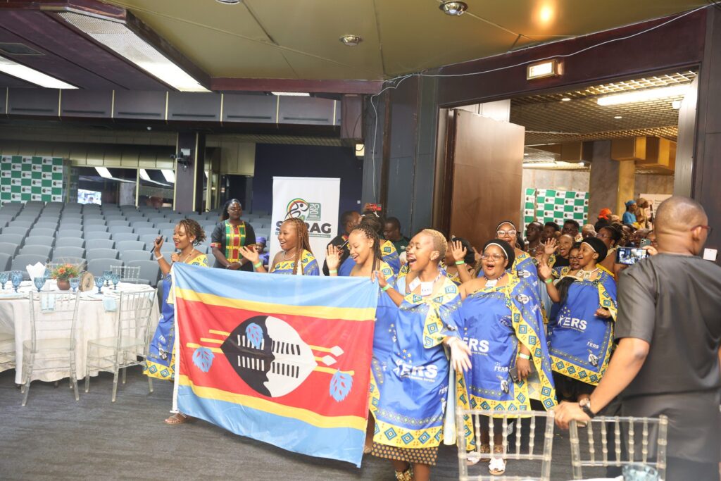 The Eswatini Revenue Service Team at the SAIRAG Games 2025 in Harare, Zimbabwe.