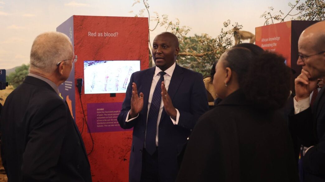 Prime Minister of Eswatini officially opens the San-Bushman Display and "Planet Africa" exhibition at the National Museum in Lobamba.