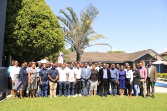 FAO and Ministry of Agriculture officials at the inception workshop for Eswatini’s Irrigation Masterplan, aimed at boosting water resources management and supporting smallholder farmers.