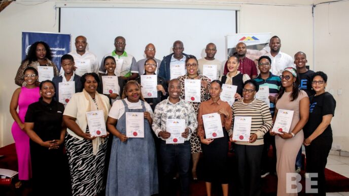 Participants during the VH@Workplace training at Sibane Sami Hotel, working towards safer and more inclusive workplaces in Eswatini.