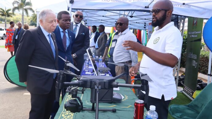 KMIII Airport team showcases road safety initiatives at the Kofi Annan Awards in Ezulwini.