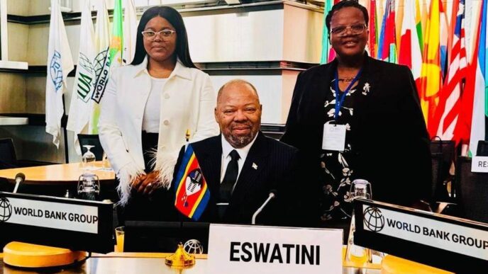 Eswatini ministers attend IMF–World Bank Spring Meetings in Washington to discuss global job creation and economic growth.