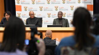 South Africa's ministers outline the country's new economic strategy in response to the upcoming US tariffs. Photo: DIRCO ZA