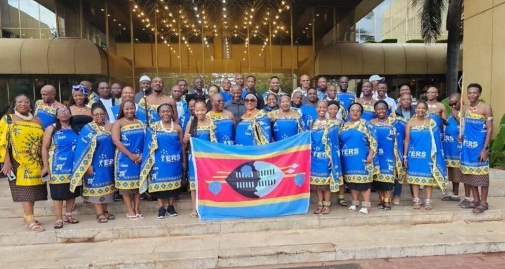 The Eswatini Revenue Service Team at the SAIRAG Games 2025 in Harare, Zimbabwe.