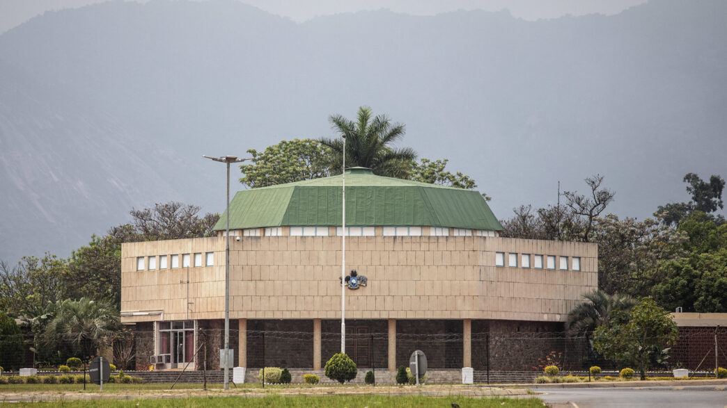 A general view shows the eSwatini Parliament in Lobamba on September 22, 2018. Photo by GIANLUIGI GUERCIA / AFP)