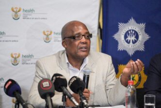 Health Minister Aaron Motsoaledi during a briefing on food safety in Kempton Park on 28 October 2024. Picture: Jacques Nelles/EWN