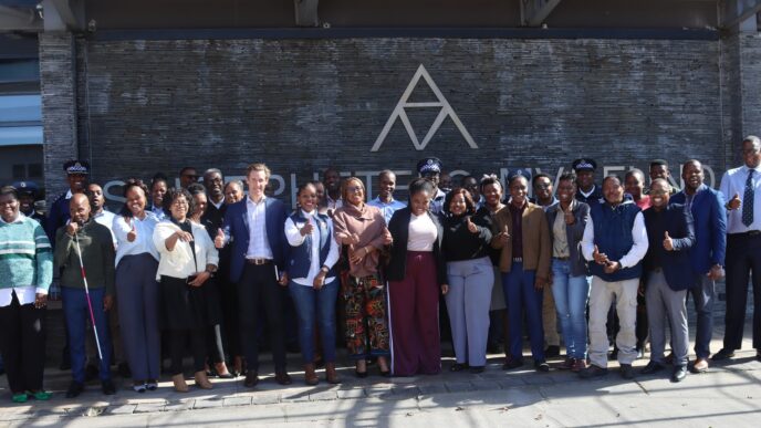 Stakeholders from government, civil society, and the private sector gather at the MVA Conference Centre in Mbabane to develop a national fire preparedness and response plan. Photo by UNDP Eswatini