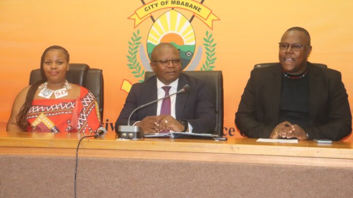 Minister Manqoba Khumalo addresses stakeholders during the Eswatini Consumer Fair Report Presentation in Mbabane.