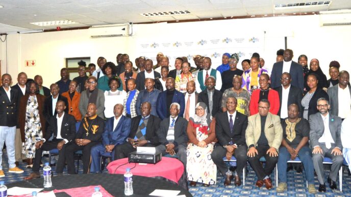 Faith leaders from across Eswatini gathered at The George Hotel to discuss collective action against violence towards children. Photo: Deputy Prime Minister’s Office – Eswatini