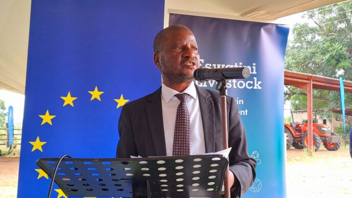 Minister of Agriculture Mandla Tshawuka