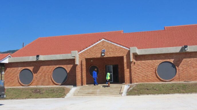 Renovation works at the Motjane Training Centre are progressing in phases, with upgrades aimed at improving facilities for training, administration, and learning.