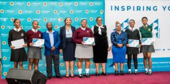 Mbabane — Students from across Eswatini pose after receiving certificates for completing a Job Shadowing Programme organised by JA Eswatini in partnership with the FNB Eswatini Foundation