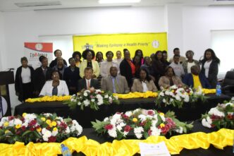 Conference delegates gather for a group photo at the close of the event hosted by Eswatini Epilepsy Organization and EMCU.