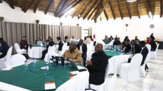 Delegates engage during the National Adaptation Plan validation workshop at Sibane Hotel, where key tools for climate resilience in Eswatini were reviewed.