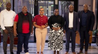 The Sedco delegation visits Sedfa’s National Office in Pretoria to learn about MSME development and financing models.