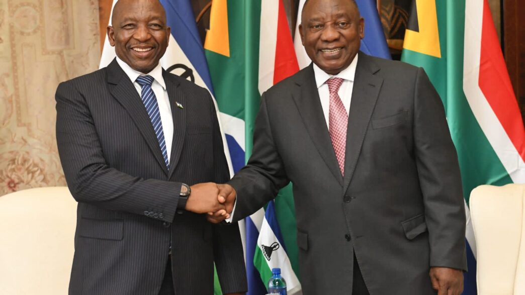 President Cyril Ramaphosa and Prime Minister Samuel Ntsokoane Matekane met in Maseru, Lesotho, during the Second Session of the Bi-National Commission (BNC) between South Africa and Lesotho.