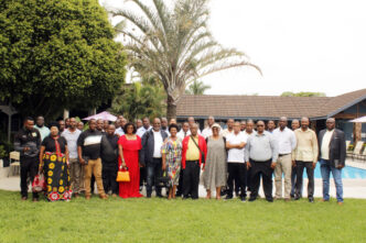 Manzini — Stakeholders pose for a group photo during a workshop hosted by FAO Eswatini, in partnership with the Ministry of Housing & Urban Development and ELGA, to empower local authorities on proposed core indicators and the development of resolutions and guidelines for sustainable green cities.
