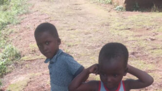 The two siblings, aged 3 and 5, whose bodies were tragically found inside a parked car in Gobholo, Mbabane over the weekend.