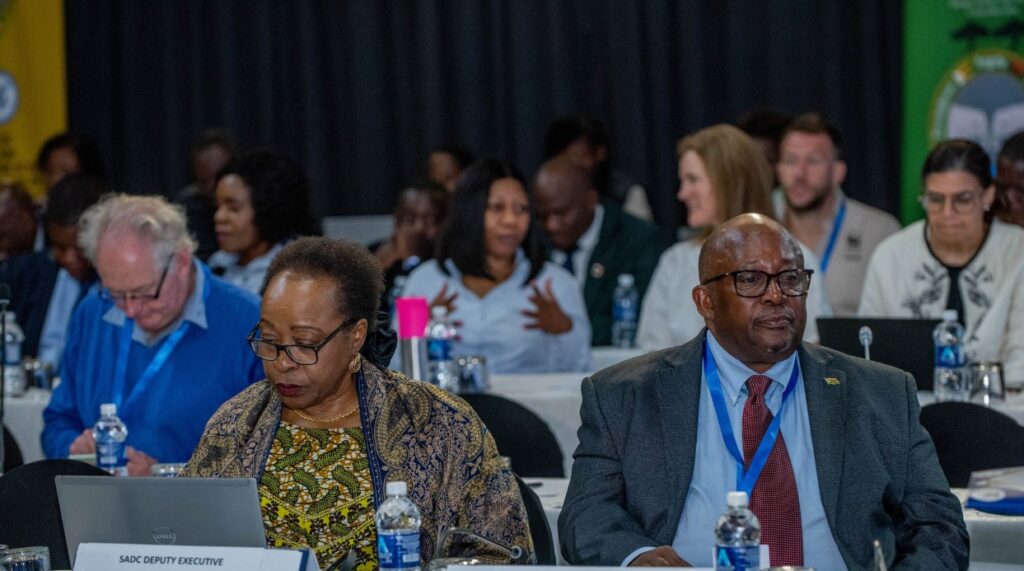 Delegates gather at the Harare International Convention Centre for the first SADC Transfrontier Conservation Areas Conference, 19 May 2025.