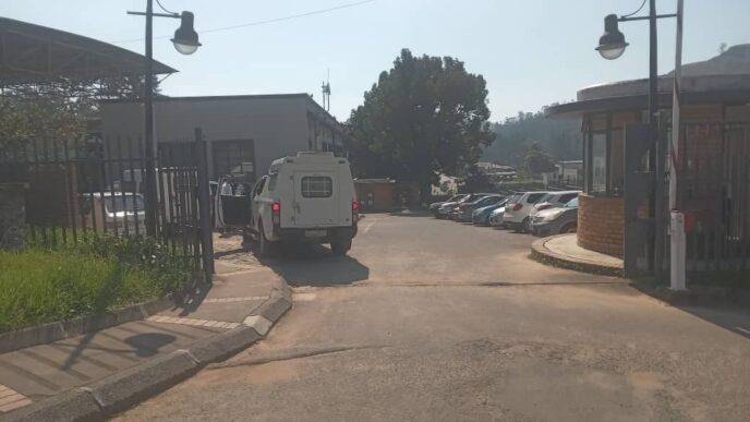 The entrance and corridors of the Mbabane Magistrates Court (Pics: Lindelwa Myeni).