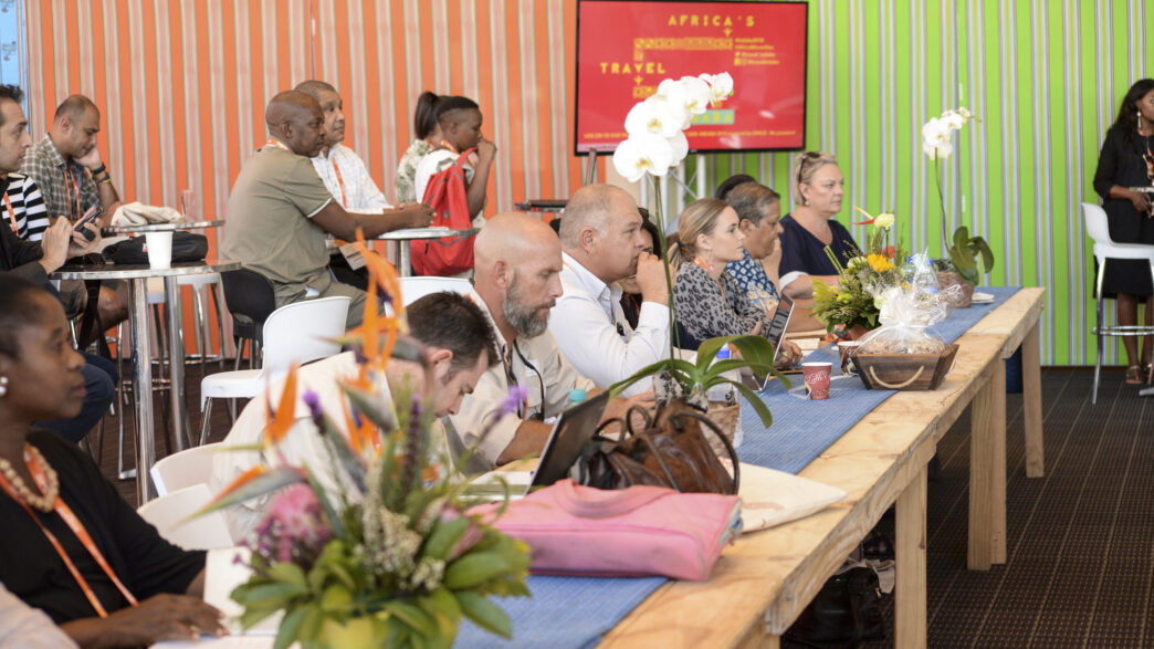 Business networking at the Africa Travel Indaba in Durban
